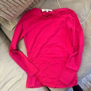Diane Von Furstenberg Vibrant Pink Top